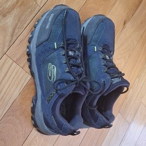 Skechers Composite Toe Navy and Black Waterproof Shoes